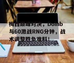 AYX-梅西巅峰对决，Doinb与60激战RNG分钟，战术调整胜负难料！的简单介绍